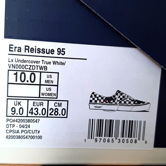 OTW by Vans X Undercover Jun Takahashi Era Reissue 95 "Wonderful and Strange" - Picture 13 of 14